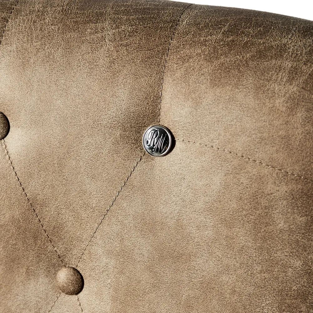 La Scala spisestuestol med armlæn - coffee