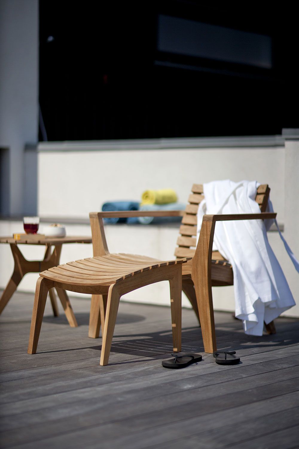 Regatta lounge skammel Teak