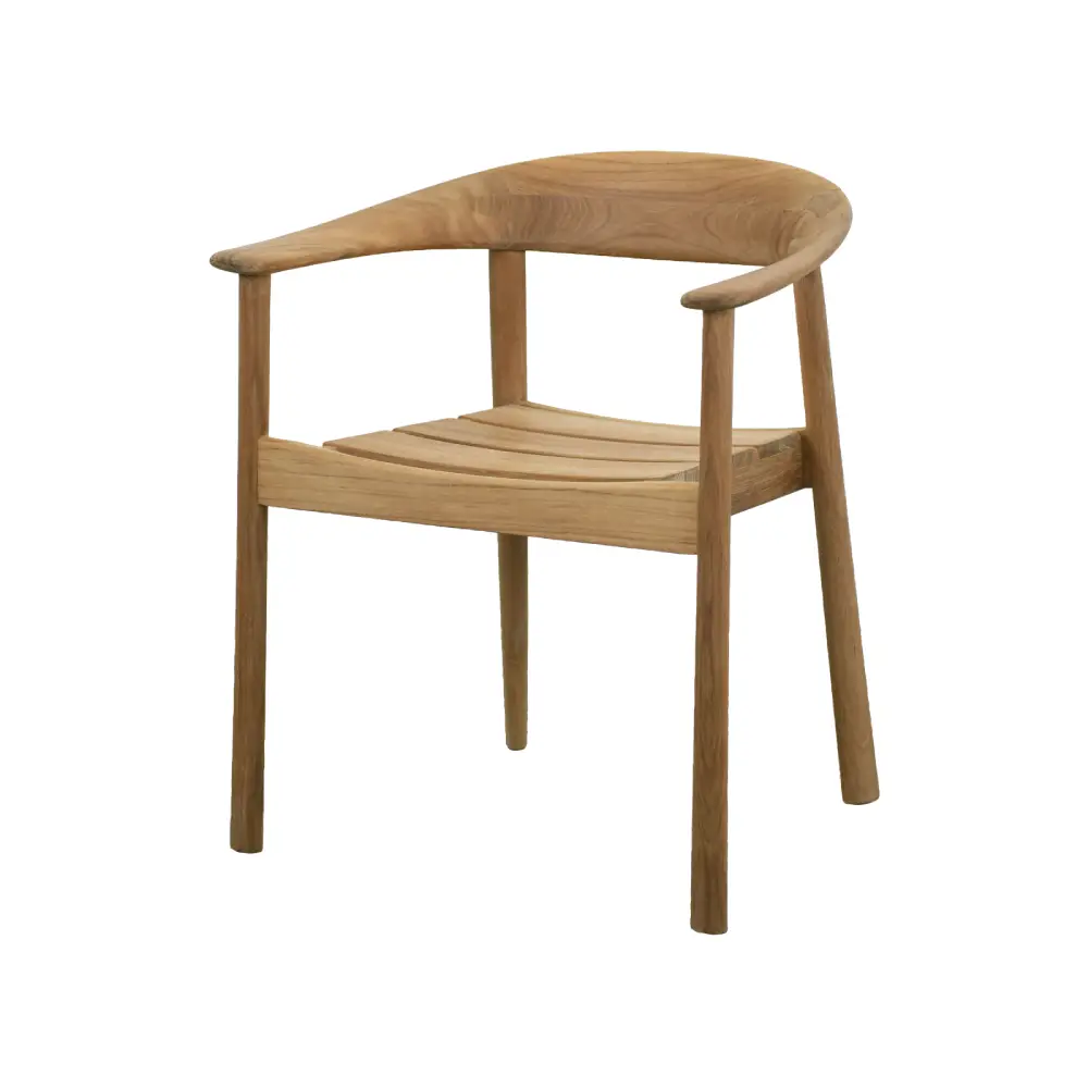 Majestic stol m/armlæn Teak