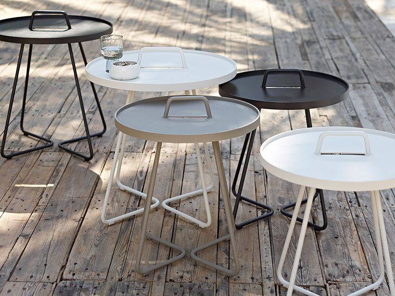 On-The-Move Stort Sidebord Hvid Alu