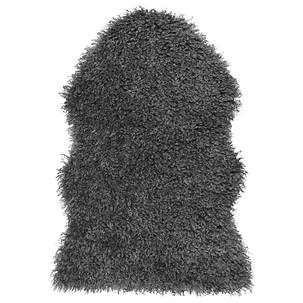 Skinnwille Wooly tæppe 60×90 cm Grey