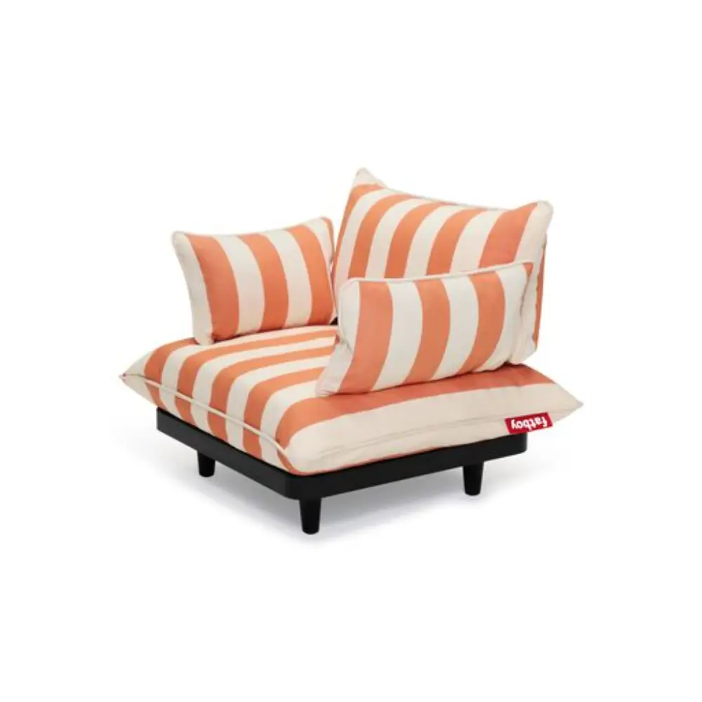 paletti armlæn set stripe orange creme