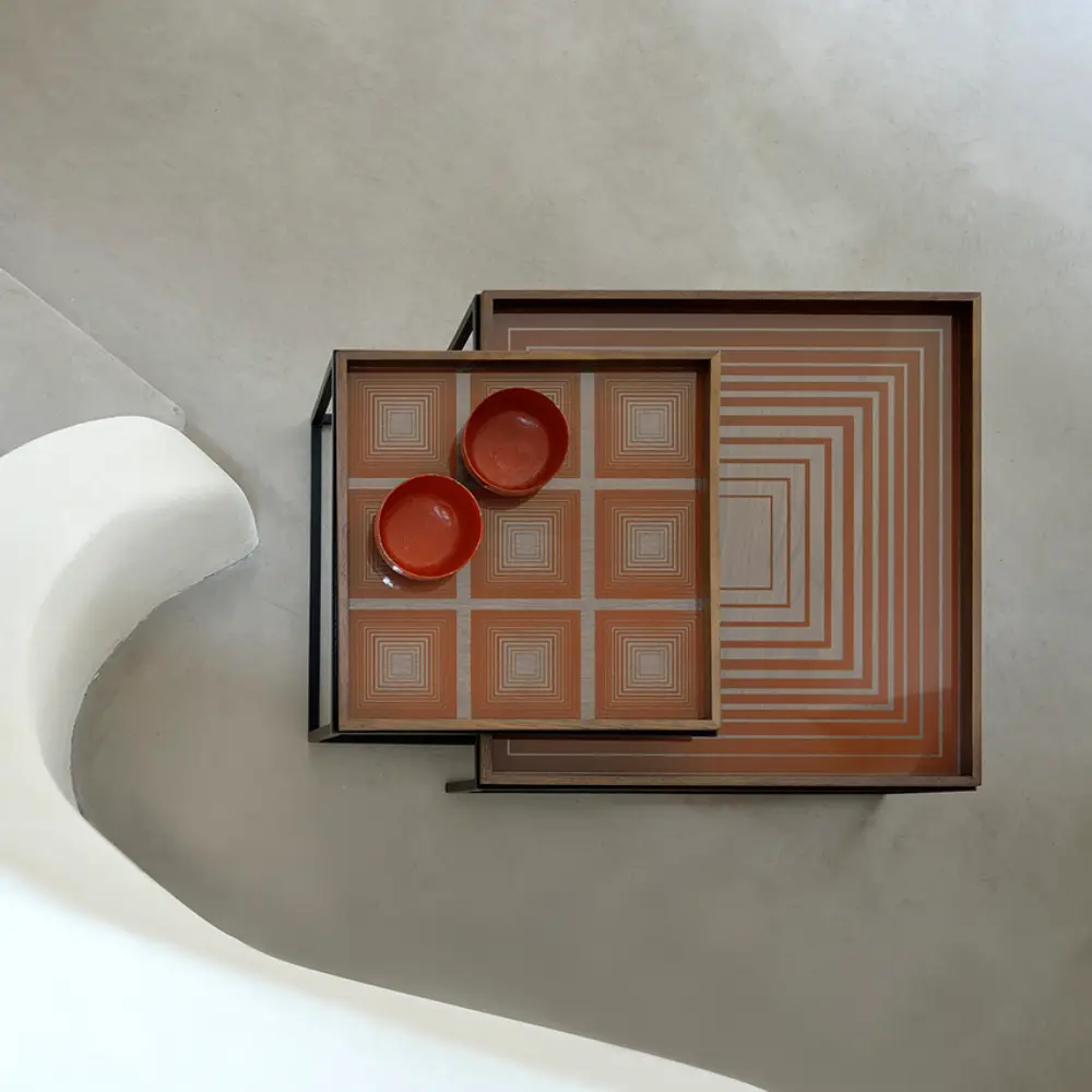 Squares brikke 38x38 cm pumpkin