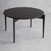 Tilia sofabord Ø88 cm Sortbejdset eg