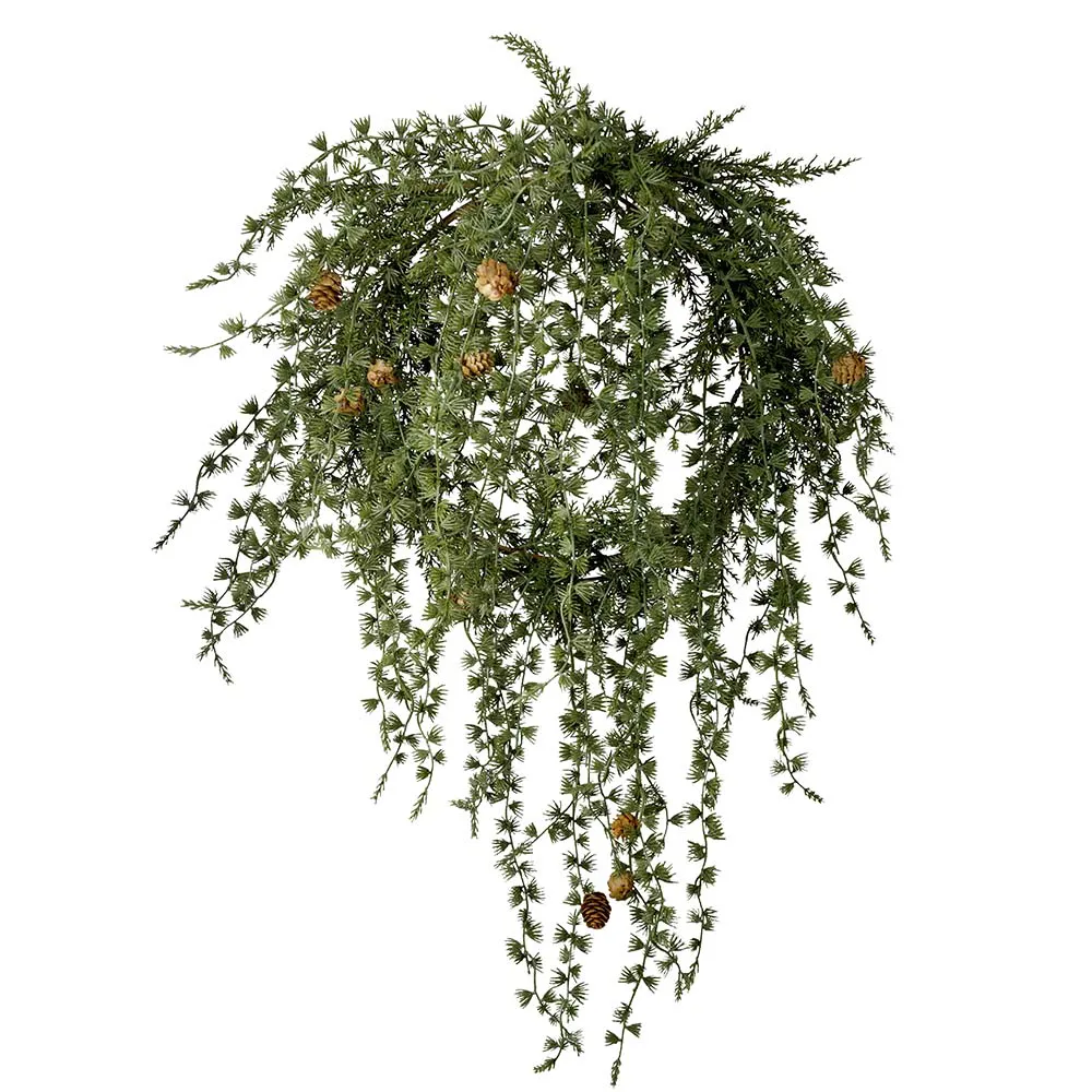 Julekrans med kogler 