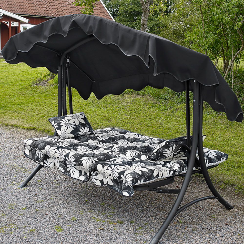 Sofia Hængesofa Sort Brafab