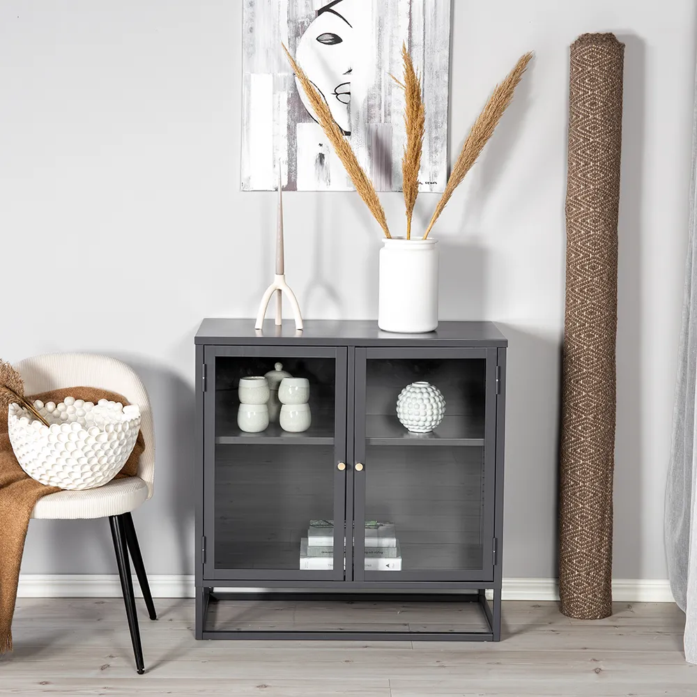 Bakal Skab 85x85 cm Lys grå 