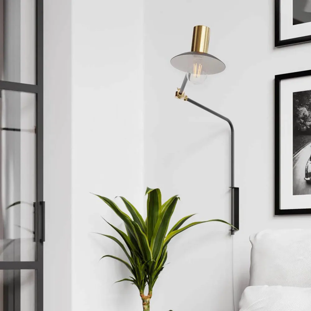 Quinn væglampe lang