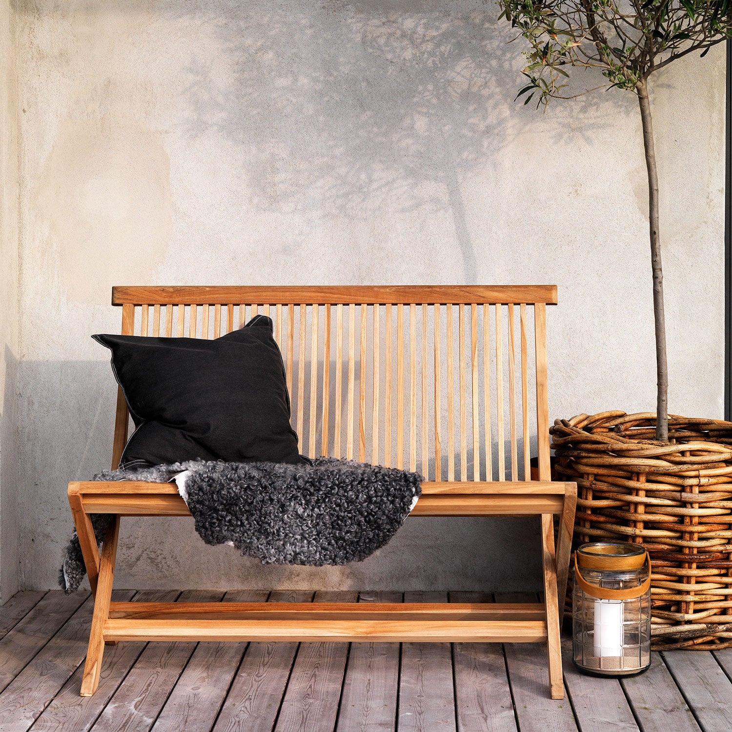 Turin 2-pers. Sofa Teak 