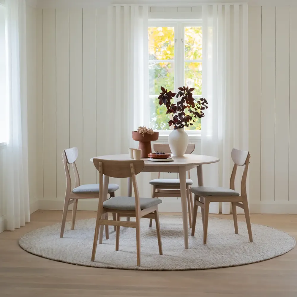 Auckland tæppe Ø250 cm beige