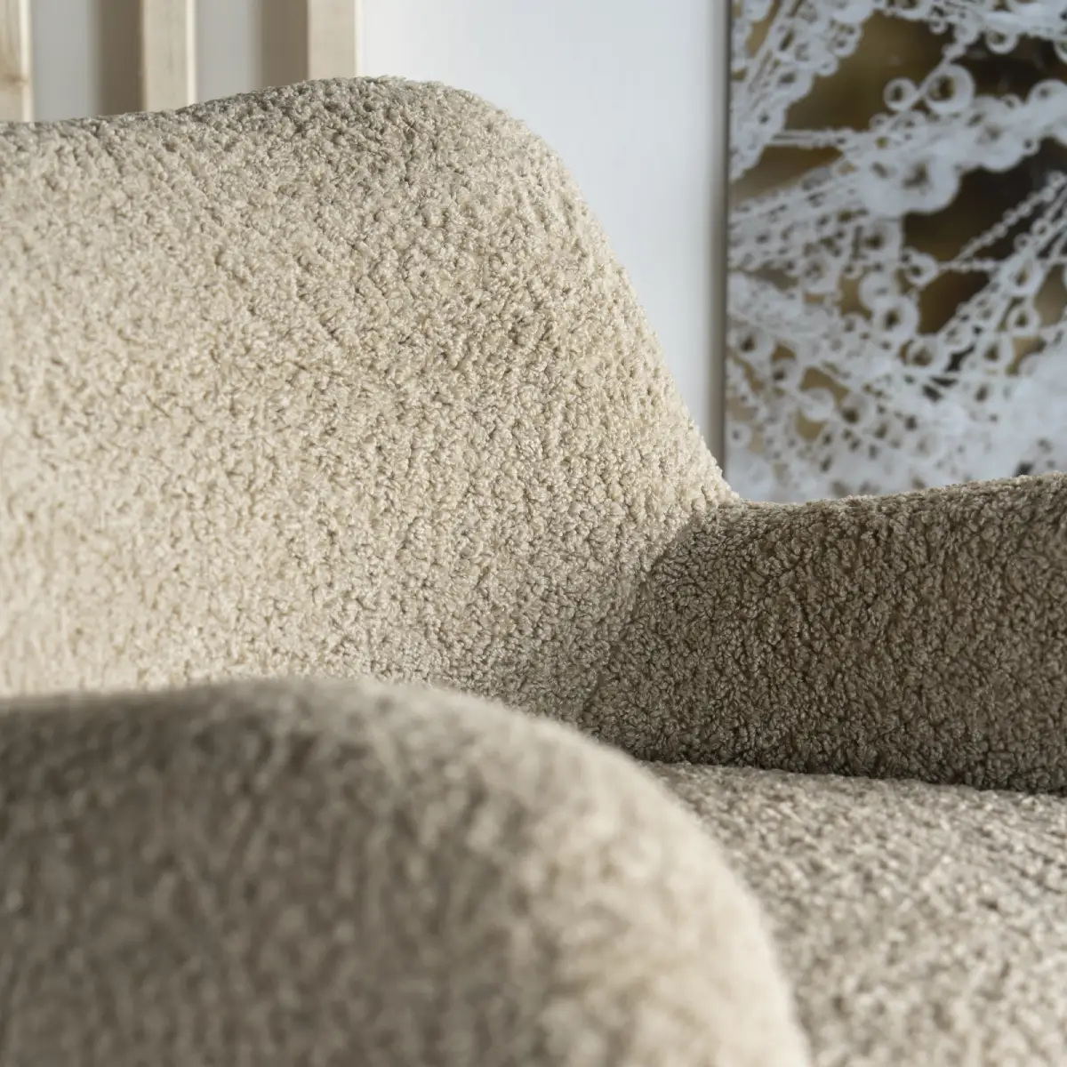 Shaun Lænestol - taupe Sheep