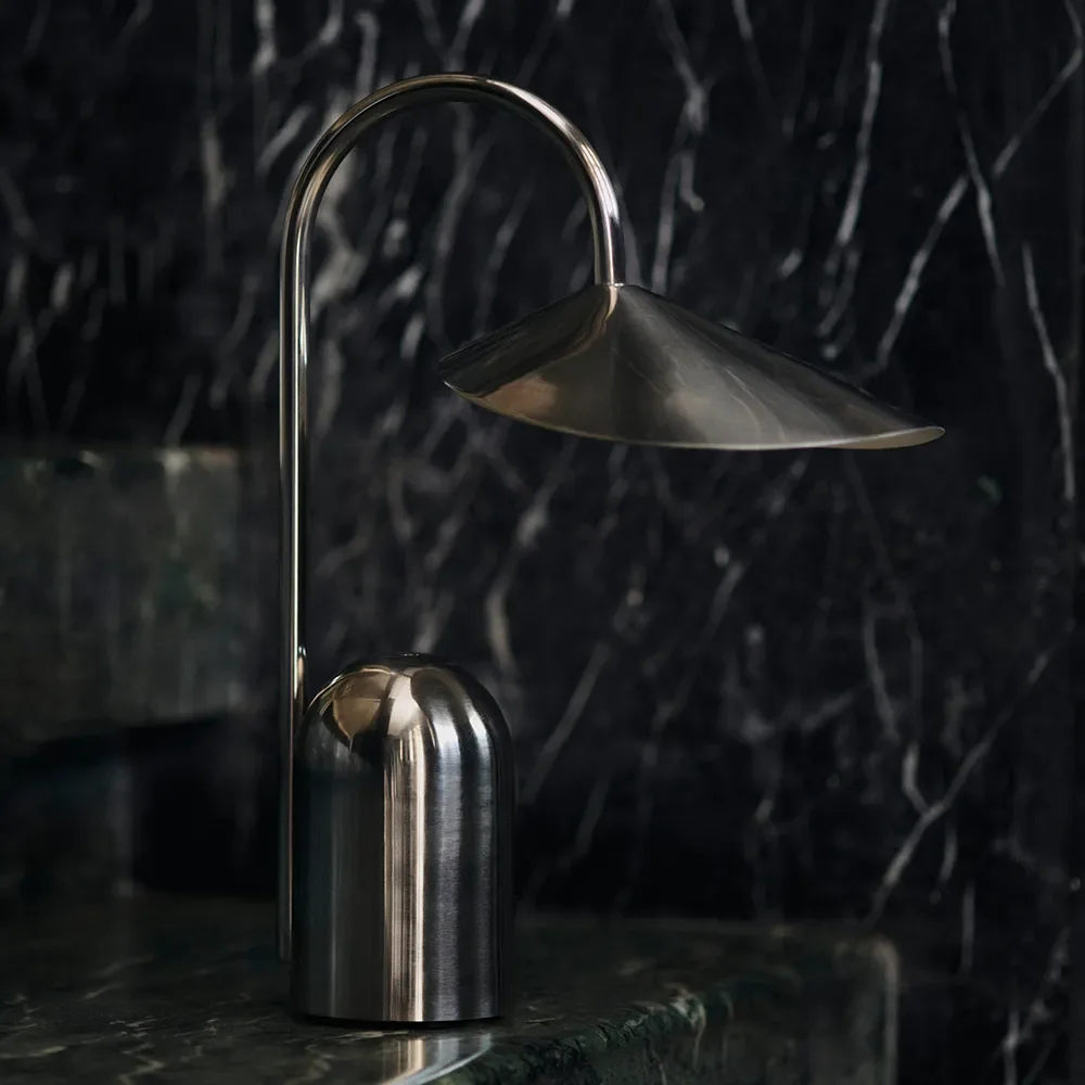 Arum Transportabel lampe Stainless Steel