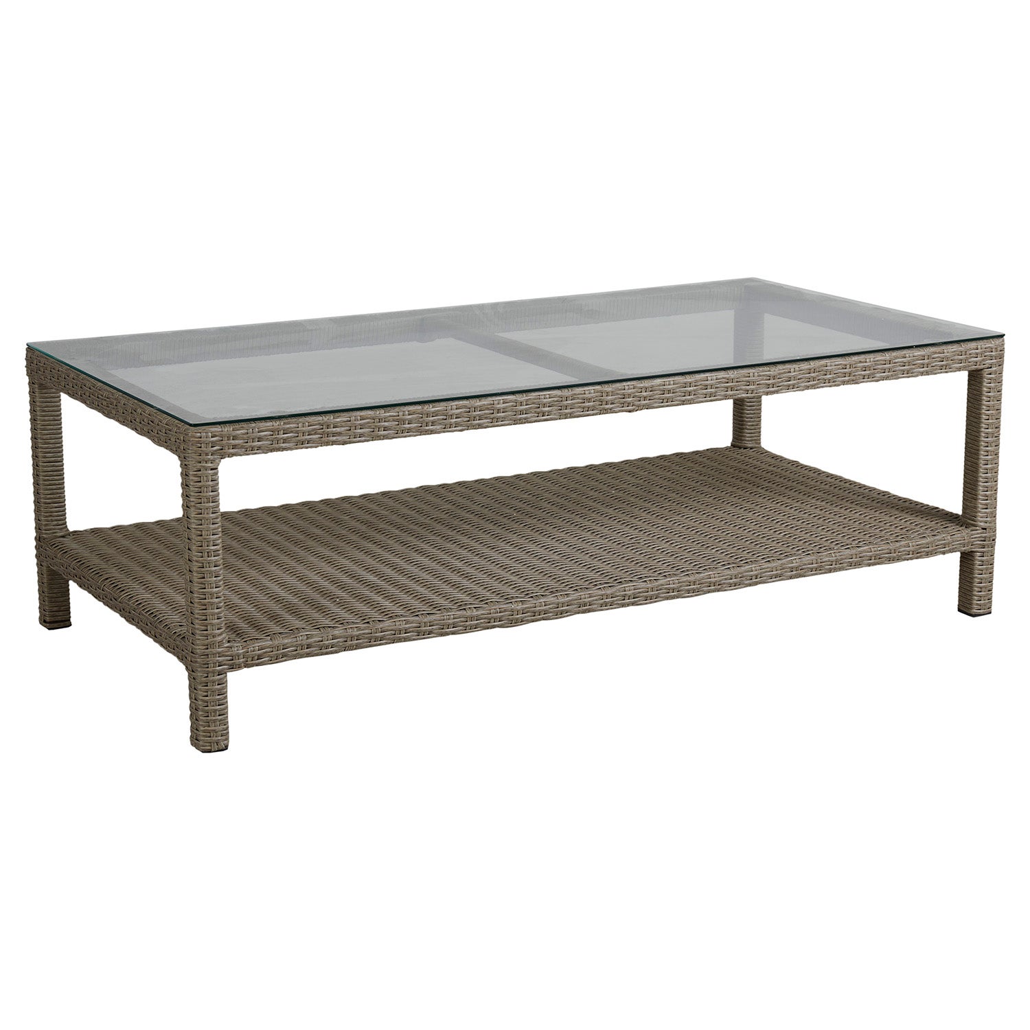 Funkia Sofabord 70x140 Beige/Glas Brafab
