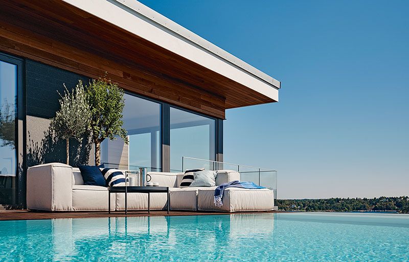 Asker Hjørnedel Lysegrå Skargaarden