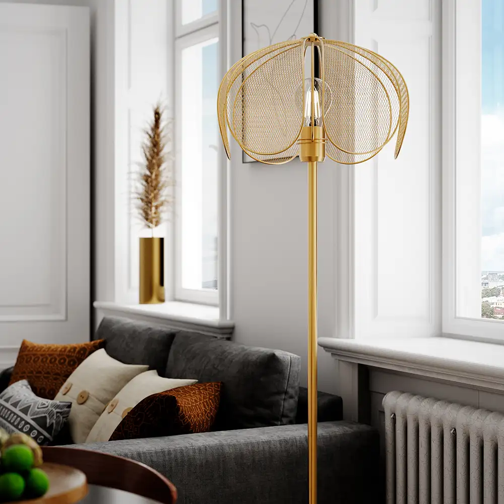 Daisy Gulvlampe Guld 