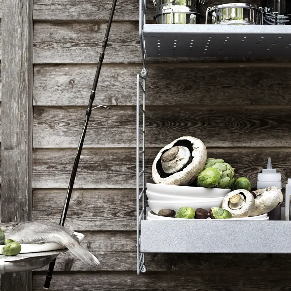 Vægpanel 50x30 cm Galvaniseret