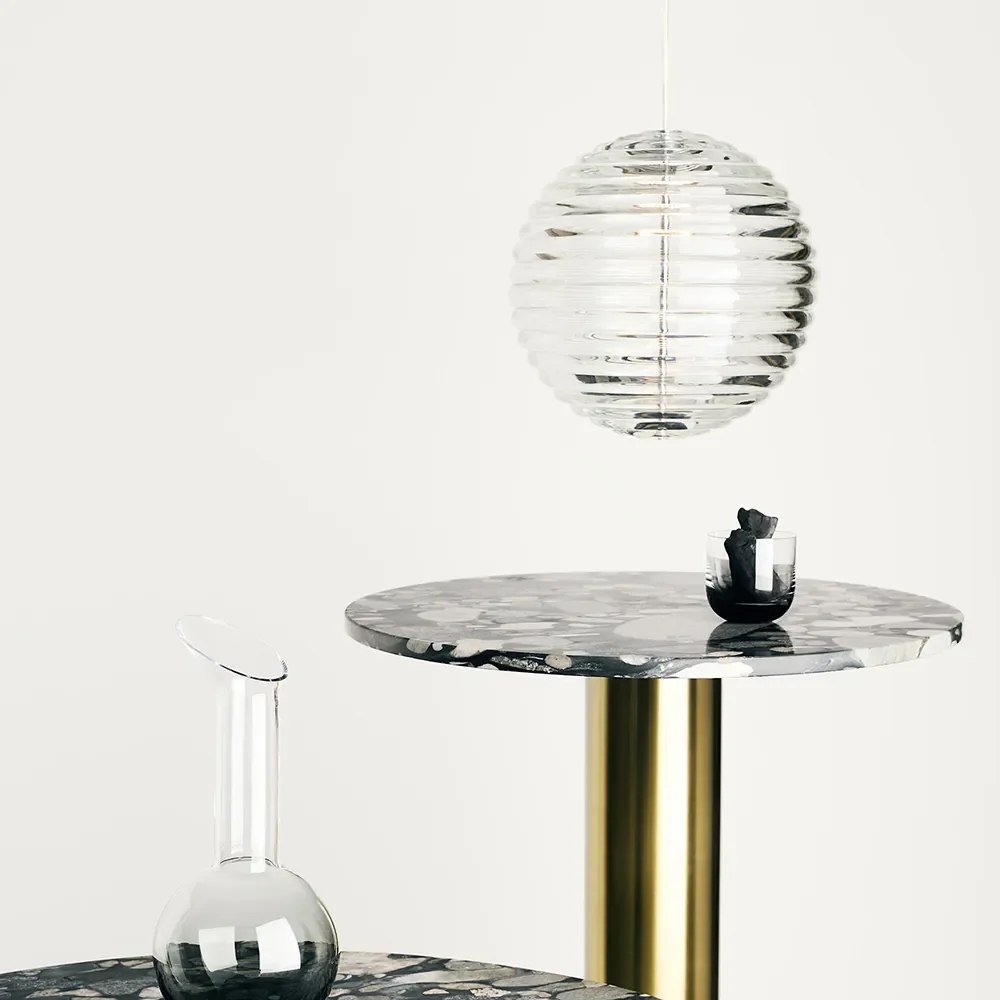 Press Pendant Sphere Clear LED