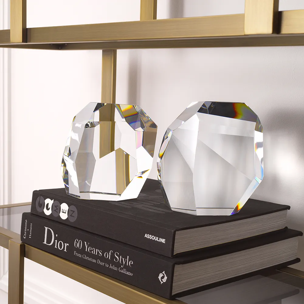 Objekt Trace krystalklare glas sæt á 2 (S+L)