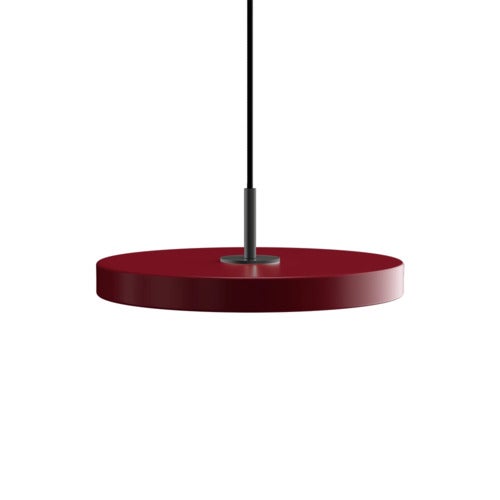 Asteria Plus Mini Ø31 cm loftslampe Ruby Red/sort