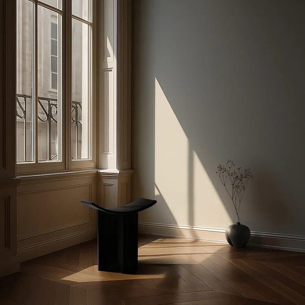 Brutus Skammel - Kaffe Sort Eg