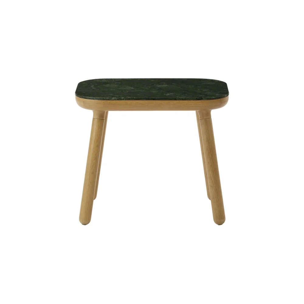 Paff Side Table Sidebord Høj Eg/Green Marble
