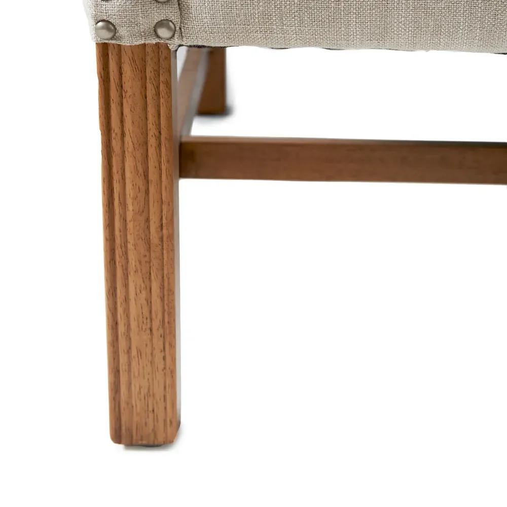 Franklin Park wingback-lænestol linen flax