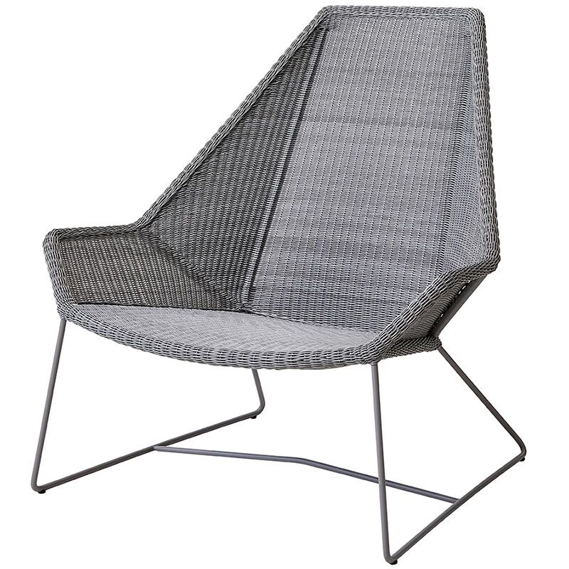 Cane-line, Breeze Lounge lænestol lysegrå