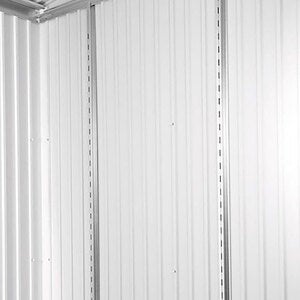 1 par hyldeskinner 4x4x173 cm til haveskur