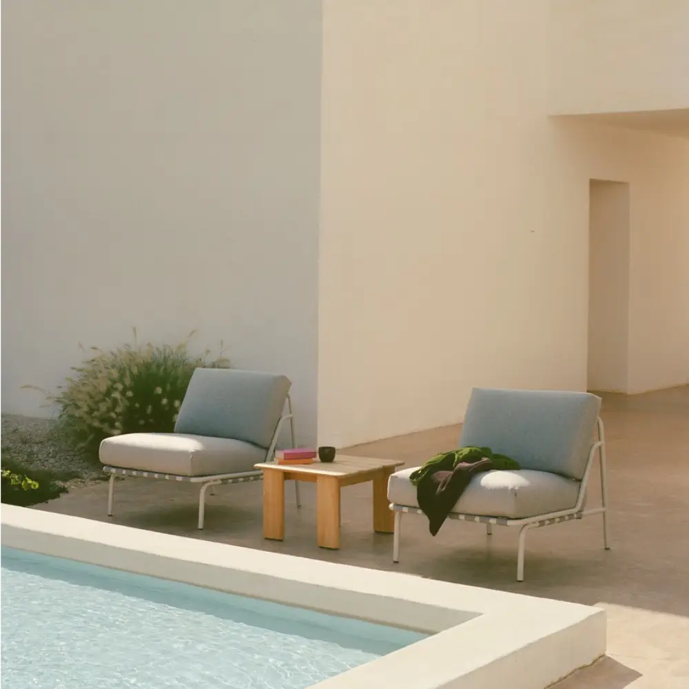 Sofabord Teak 55x55 Assemble