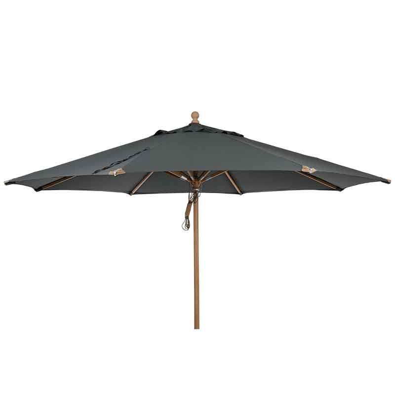 Brafab, Parma træparasol 350 cm grå