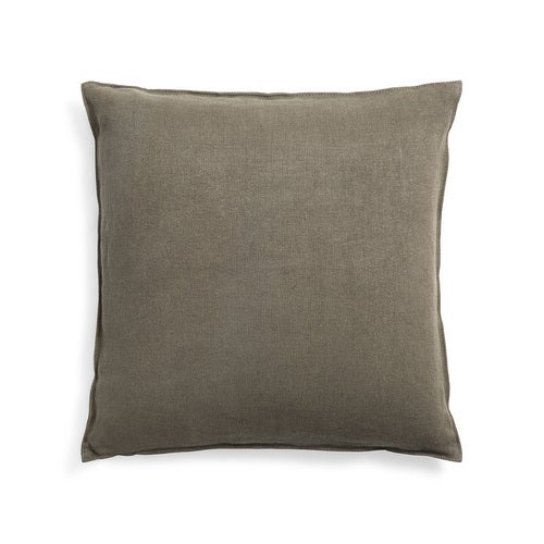 Lin Pudebetræk Grey 50x50 cm