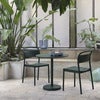 Linear Steel Spisebordsstol Dark Green 