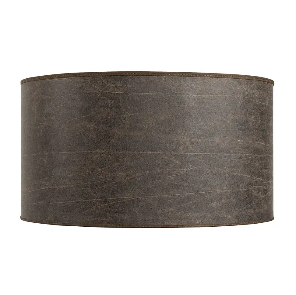 Artwood, Lampeskærm Cylinder Large Leather Pale Brown Artwood