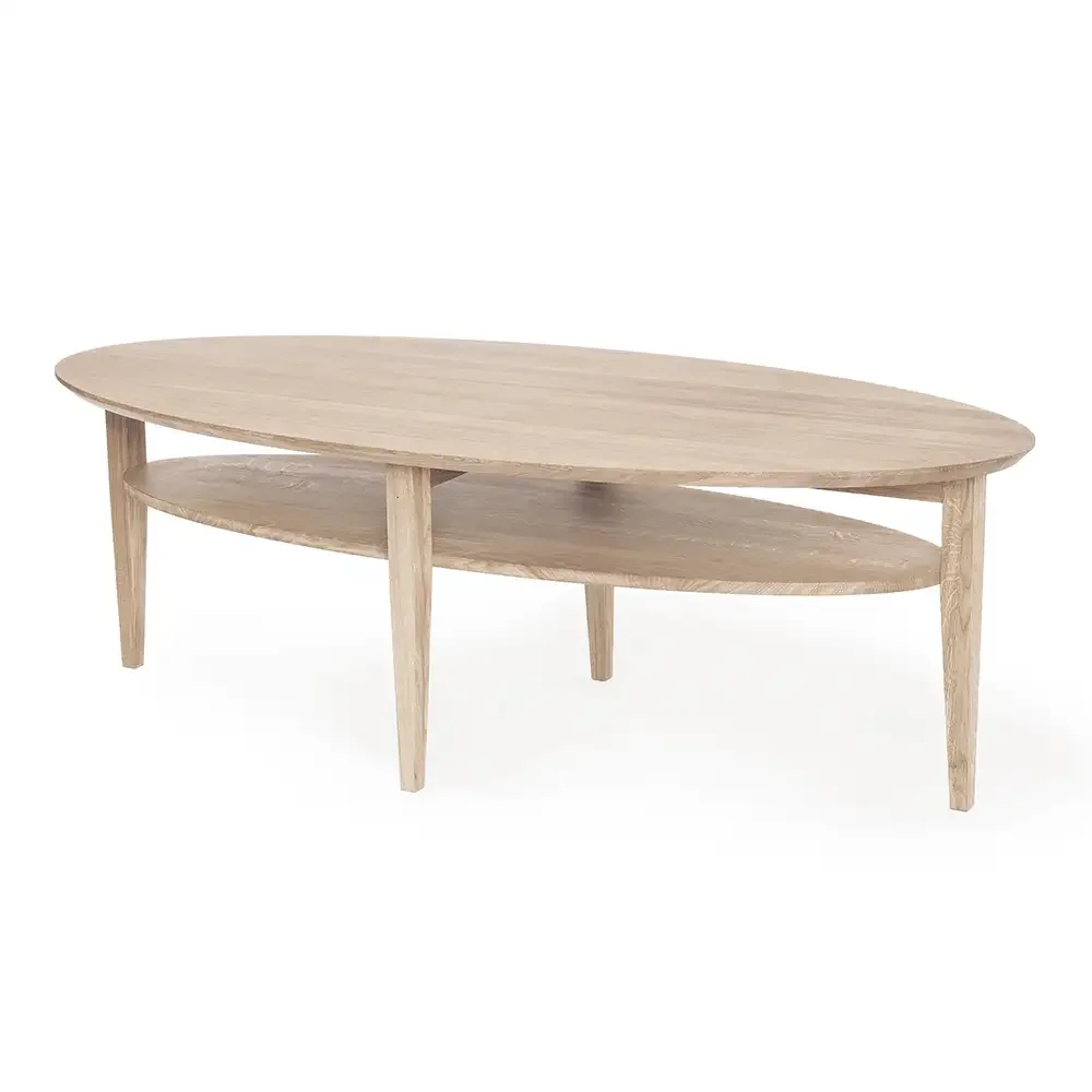 Torkelson, Tango sofabord 160 cm i hvidolieret eg