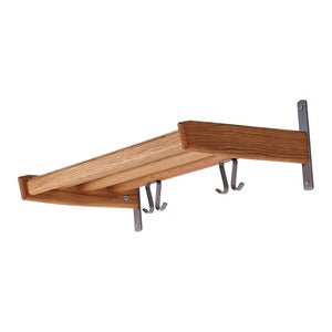 Meja hattehylde 59 cm Lakeret eg