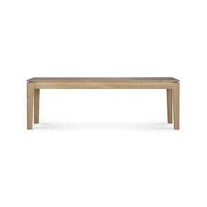 Bok Bænk Lakeret teak 35x146 cm