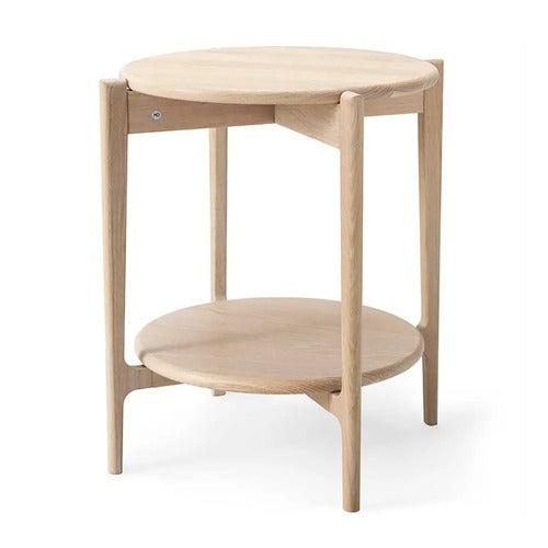 Leia sidebord hvidolieret eg