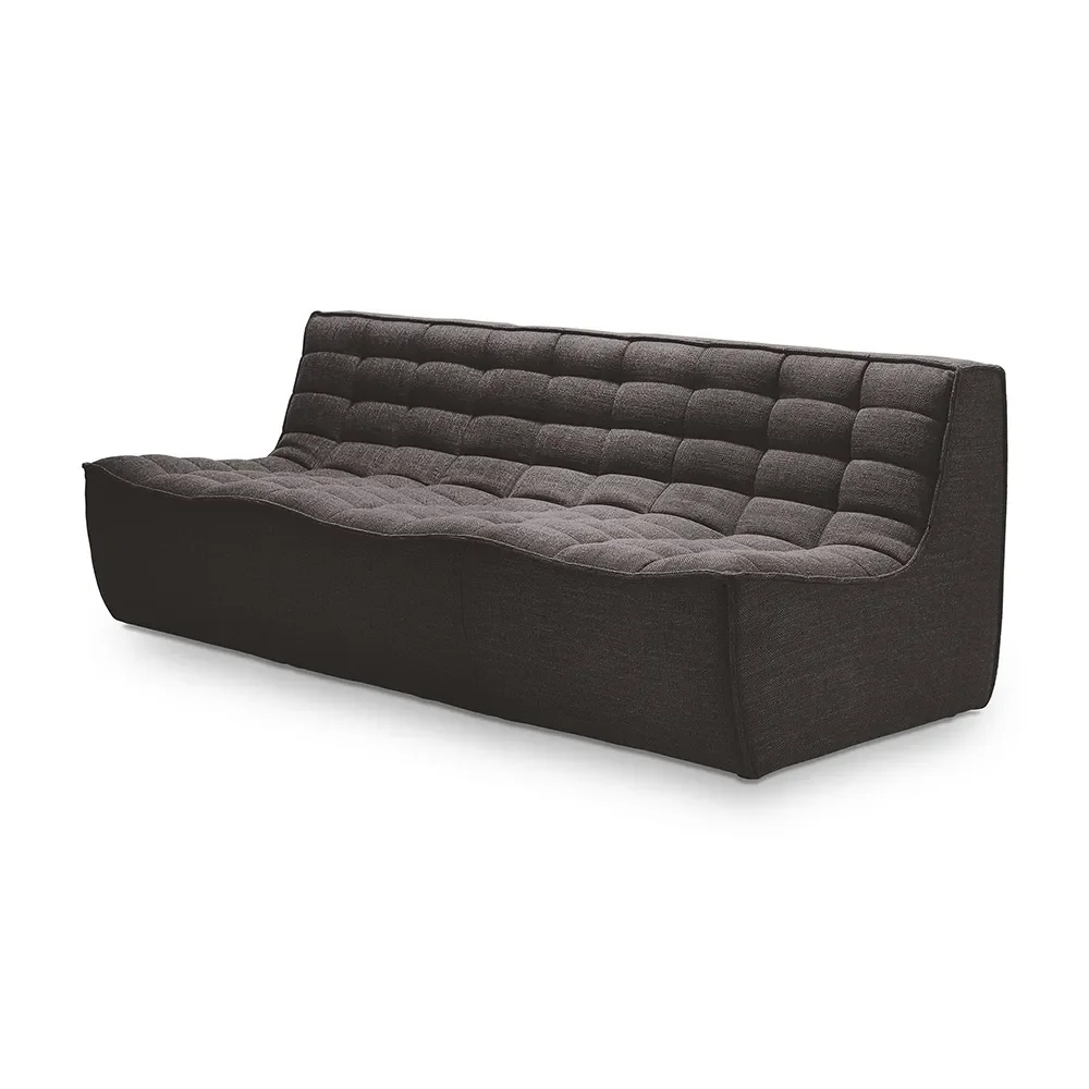 N701 3-personers sofa Dark Grey