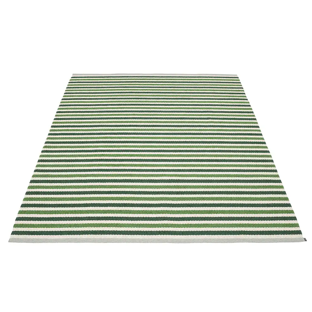 Pappelina Teo tæppe 230×320 cm Dark Green/Grass Green/Vanilla