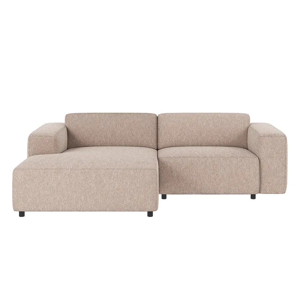 Willard sofa 3-personers sofa chaiselong venstre stof Alice lys beige