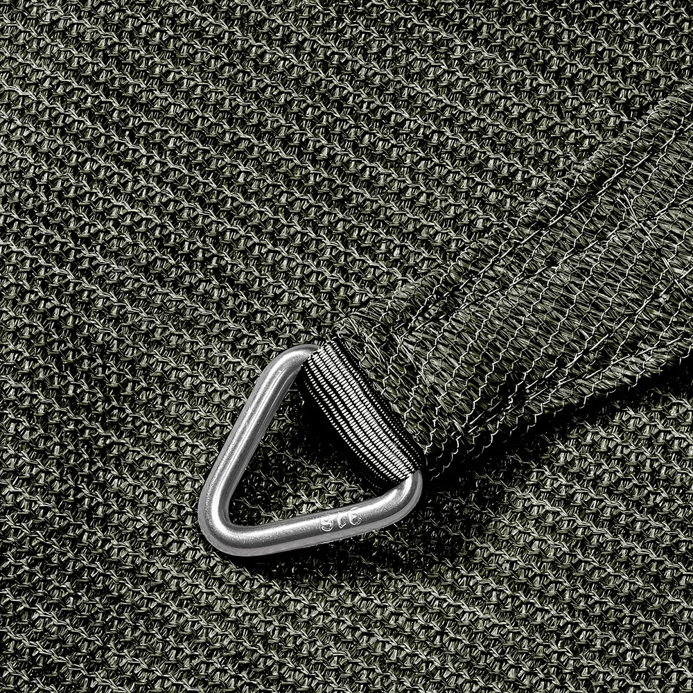 Coolfit solsejl rektangulær 300x400cm grøn