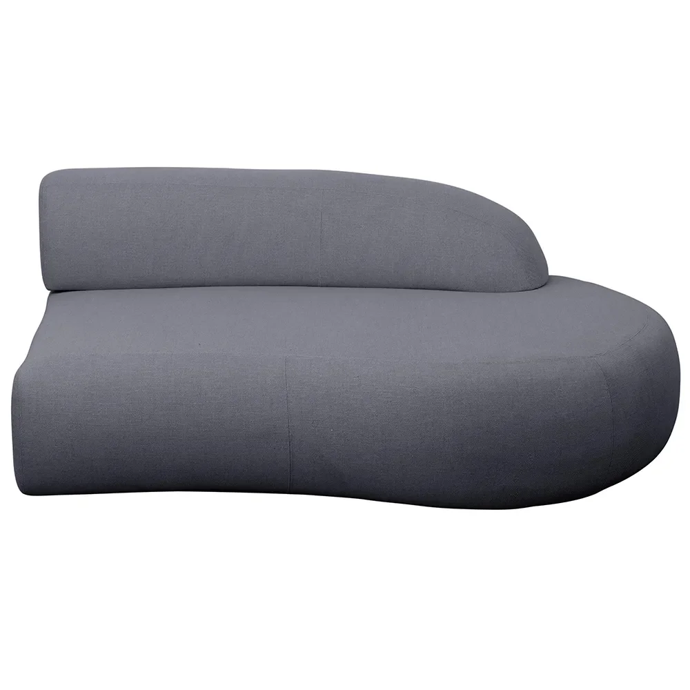 Cane-line, Mellow sofa modul venstre m/kort ryg Grey