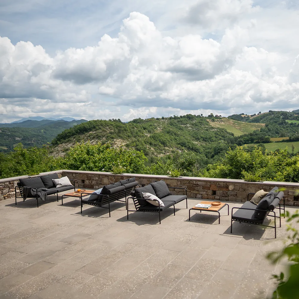 Avon Lænestol Charcoal/White 