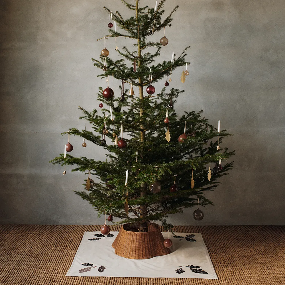 Håndflettet Juletræskjole Natural