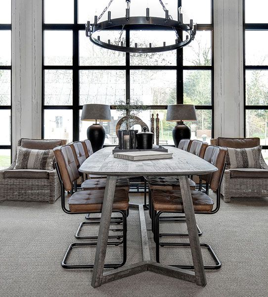 Carlos Spisebordsstol Light Brown Artwood