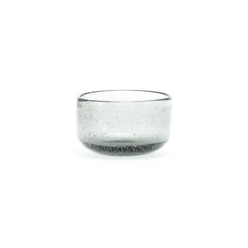 By-Boo, Bubble small skål 9,3x9,3x6 cm glas grå