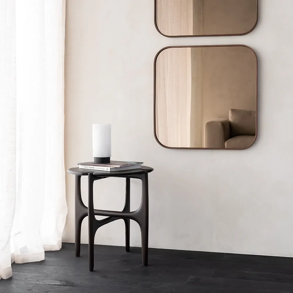 Camber væg spejl 60x60 cm