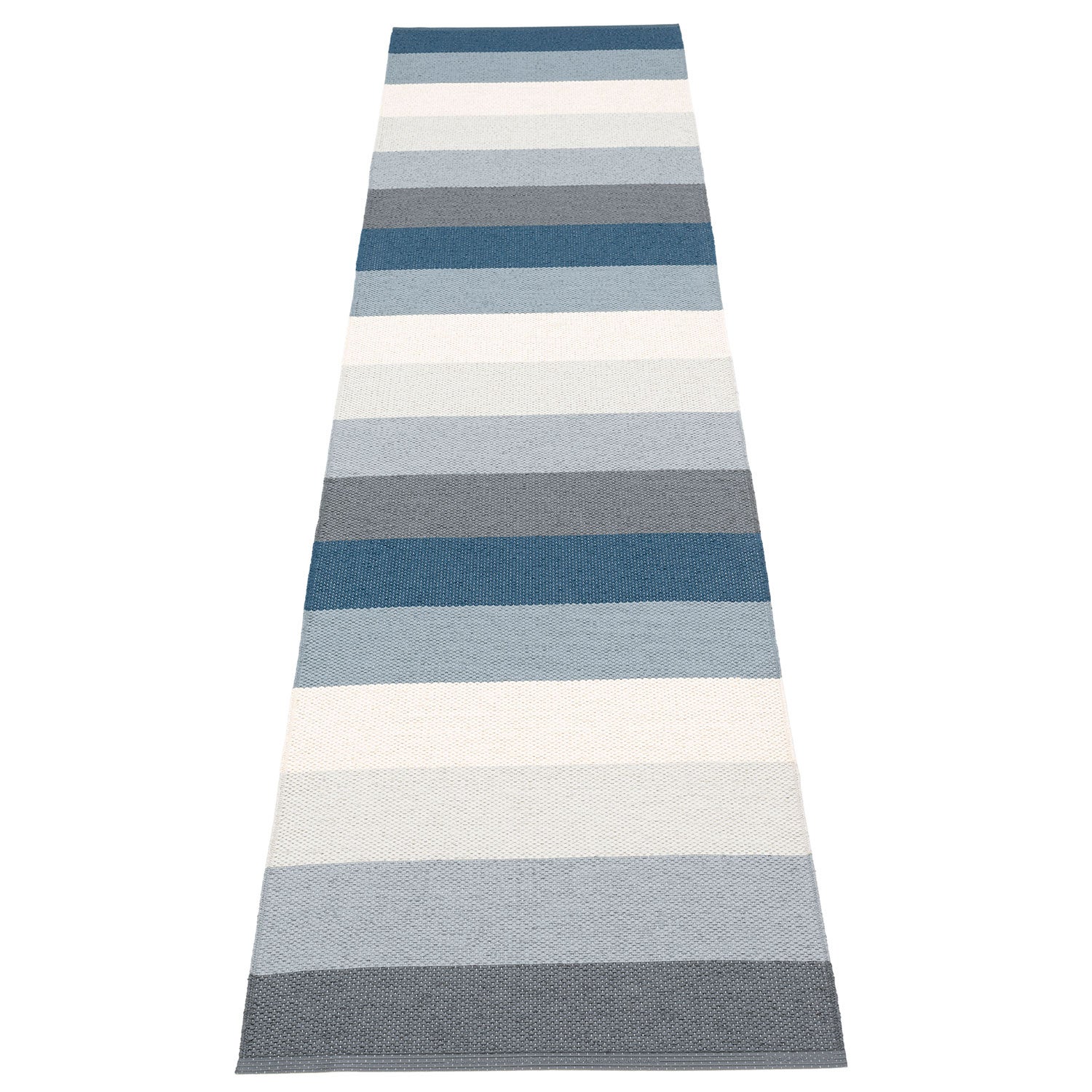 Pappelina, Molly tæppe 70x300 cm ocean grey