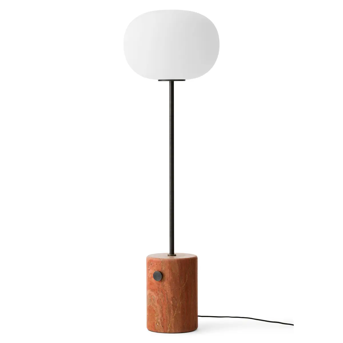 Audo CPH, JWDA Gulvlampe Travertin, Rød/Messing, Bronze