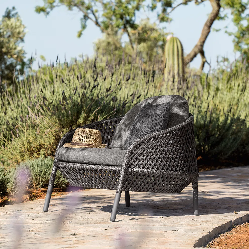AHNDA loungestol AB7 vulcano 0305 graphite 0108